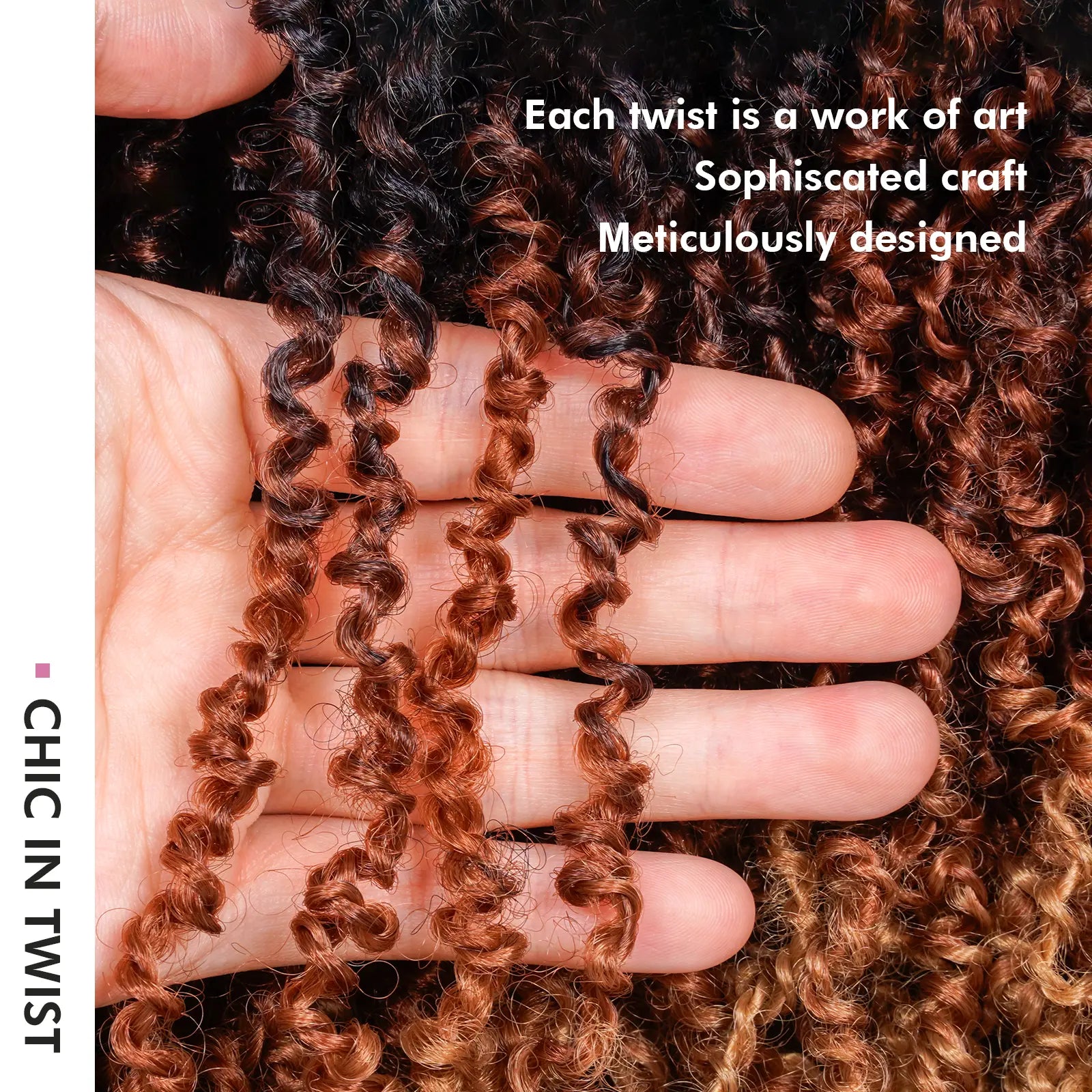 1 Pack YT | Toyotress® Yanky Twist Pre Looped Mini Passion Twist Short Passion Twist Crochet Braids Synthetic Hair Extensions Toyotress